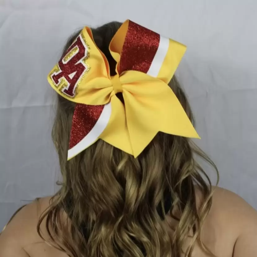 product Racing Stripe Cheer Bow display image racing-stripe-cheer-bow-imgjpg30-4