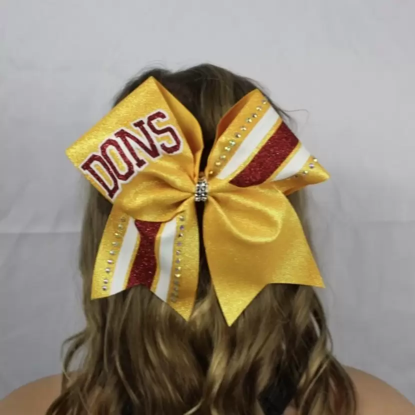 product Racing Stripe Cheer Bow display image racing-stripe-cheer-bow-imgjpg84-1