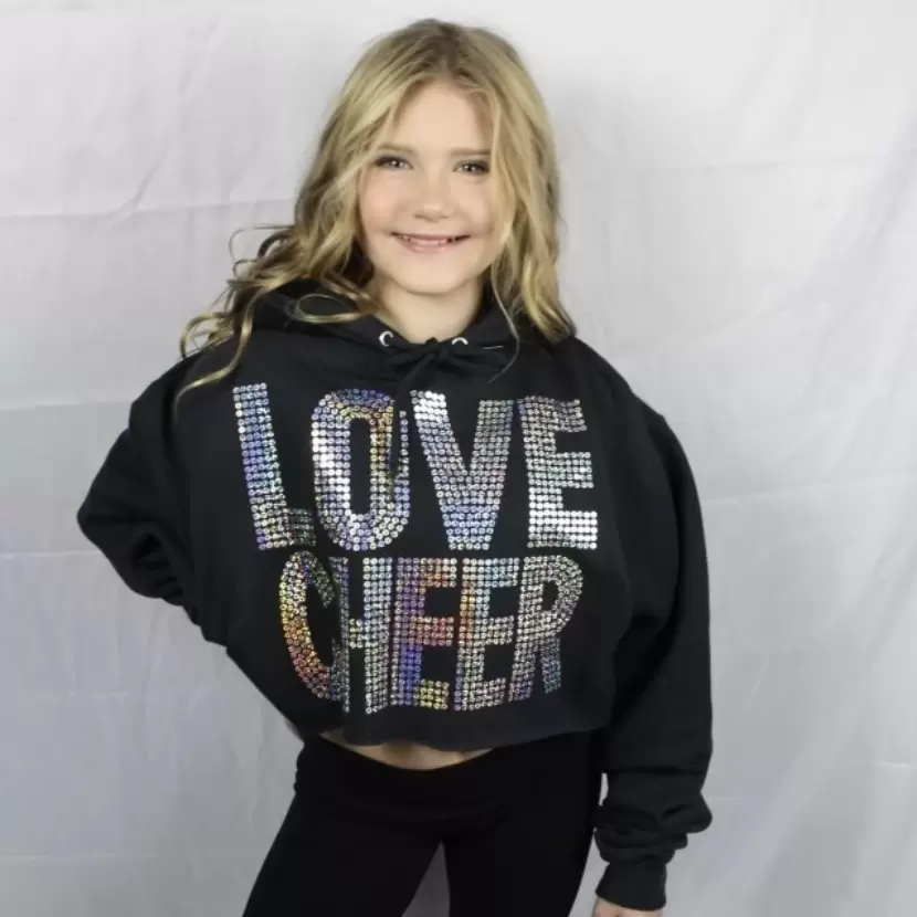 product Love Cheer Cropped Hoodie display image love-cheer-cropped-hoodie-imgjpg57-1