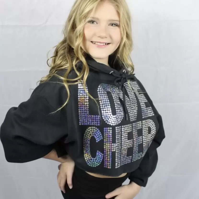 product Love Cheer Cropped Hoodie display image love-cheer-cropped-hoodie-imgjpg63-3